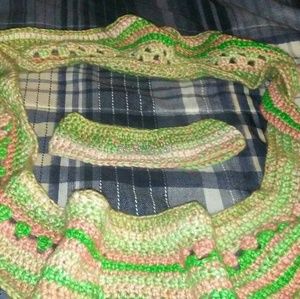 Women infinity scarf and headband set with bling